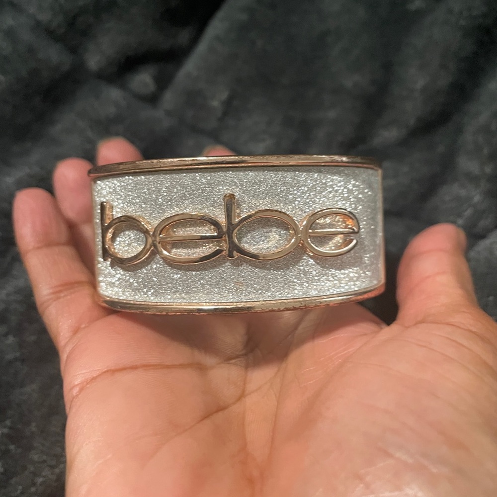 Bebe Rose gold sparkle bracelet